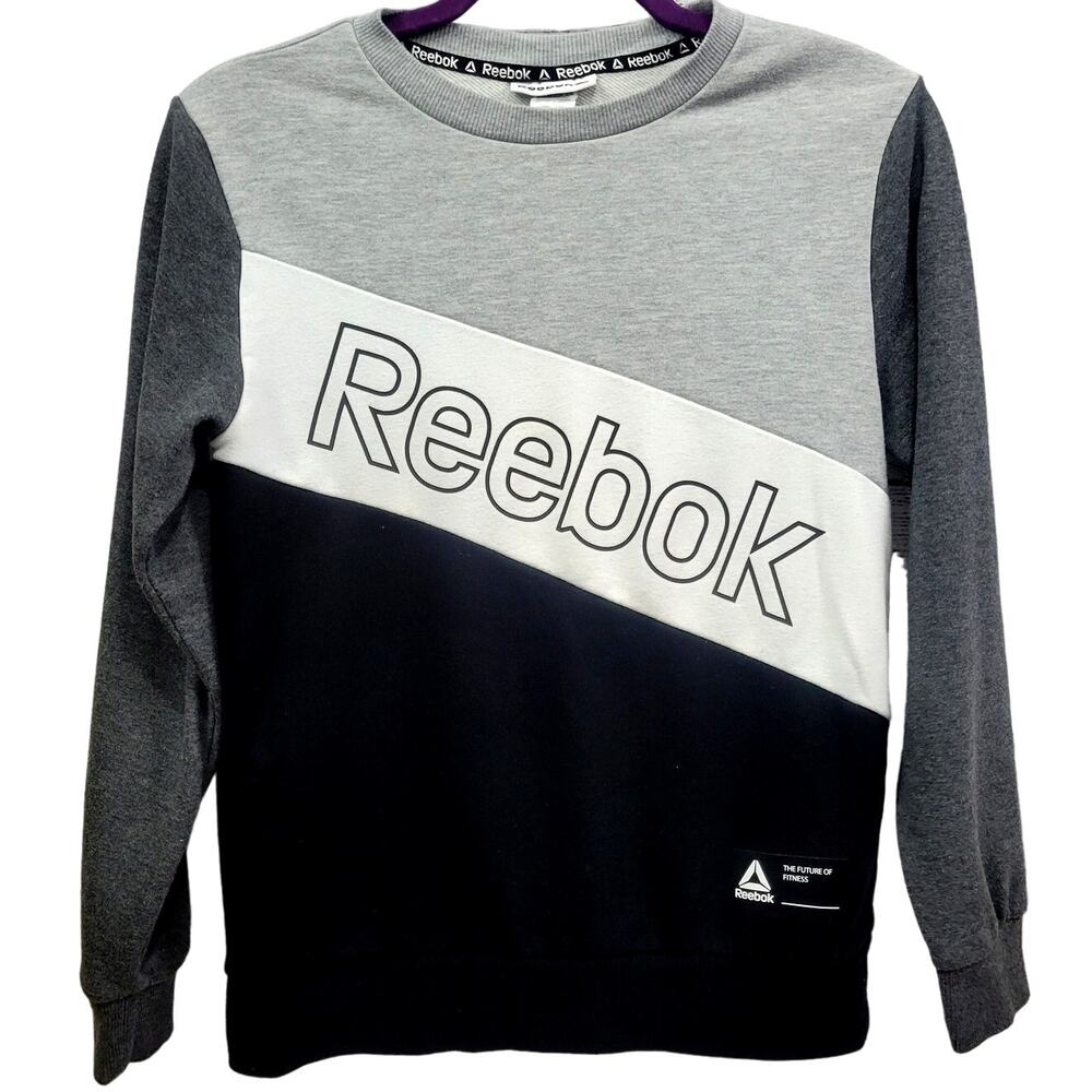 Reebok Boys Active Crewneck Sweatshirt, Size‎ L (10-12)